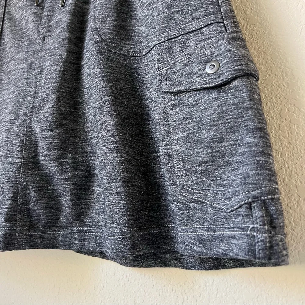 KUHL Women's Mova Skort Mini Skirt with Integrated Shorts Dark Gray Size S